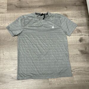 Spyder Men’s Athletic T-Shirt Ribbed Active Performance Sports Tee